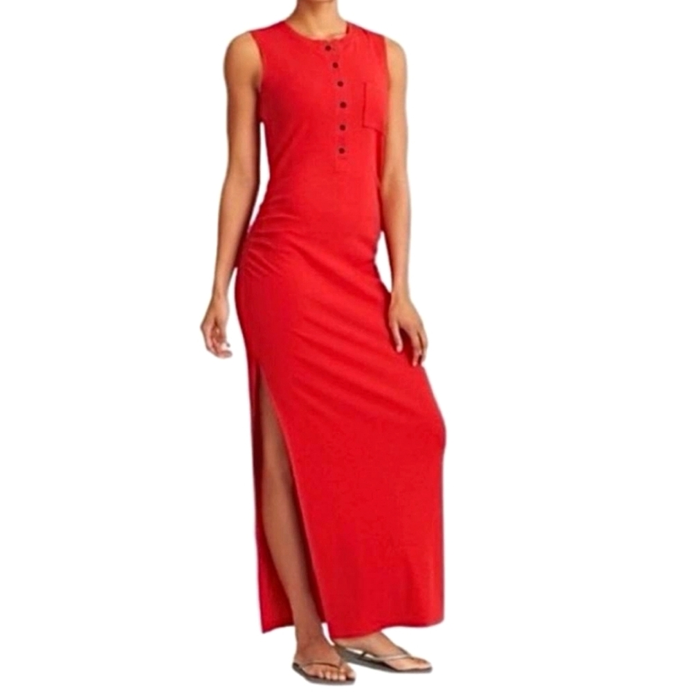 Athleta Red Maxi Dress